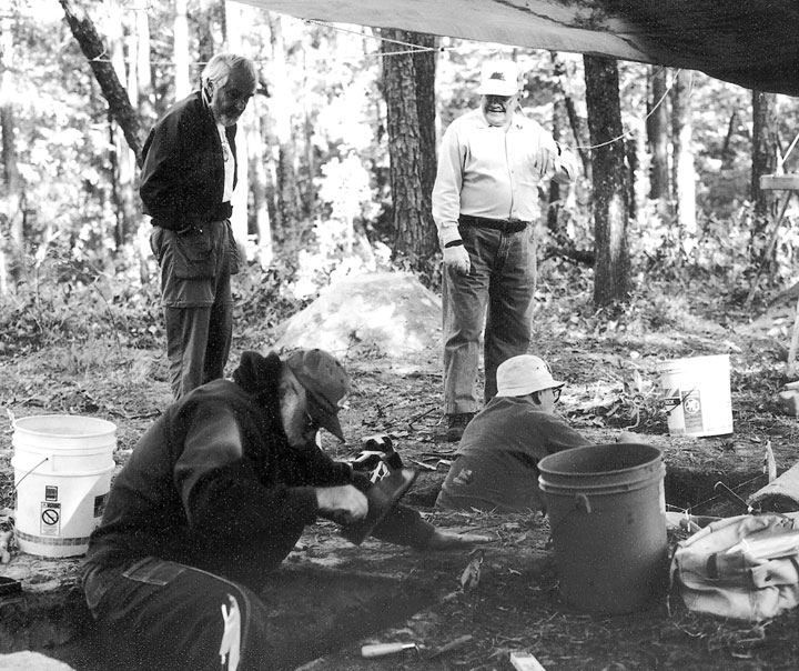 Excavation on the De Soto National Forest