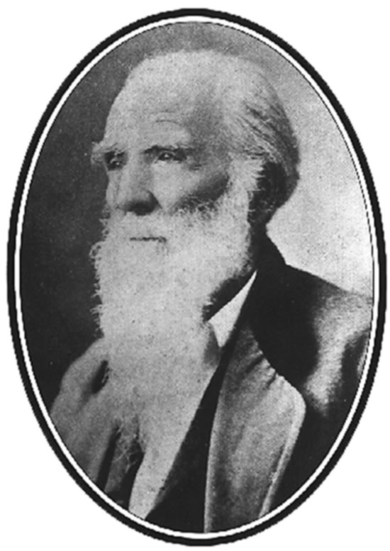 1873 photograph of Gideon Lincecum