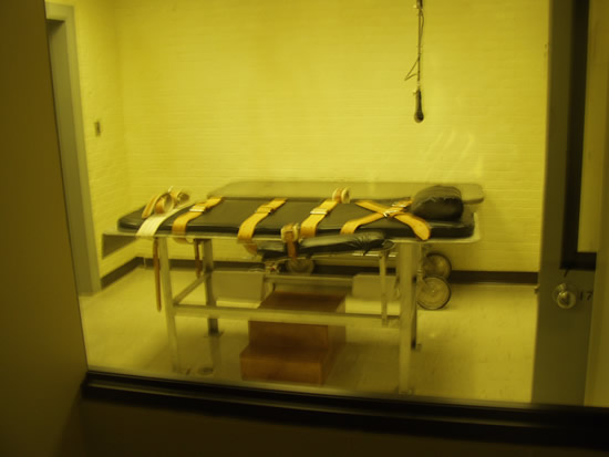 The lethal injection room at Parchman