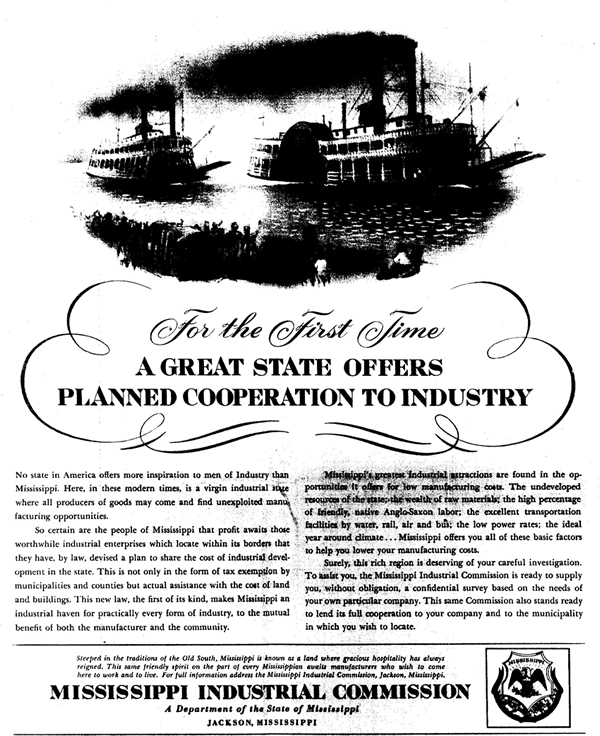 Mississippi Advertising Commission advertisement