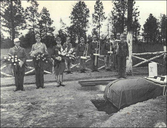 A German funeral at Camp Shelby