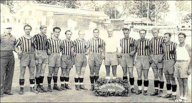 German soccer team at Camp Shelby