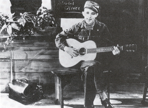 Jimmie Rodgers in a movie still