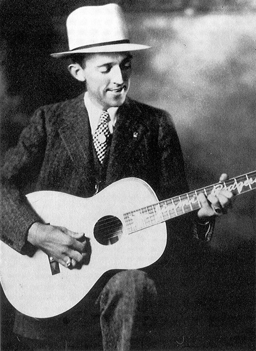 Jimmie Rodgers in one of his publicity poses
