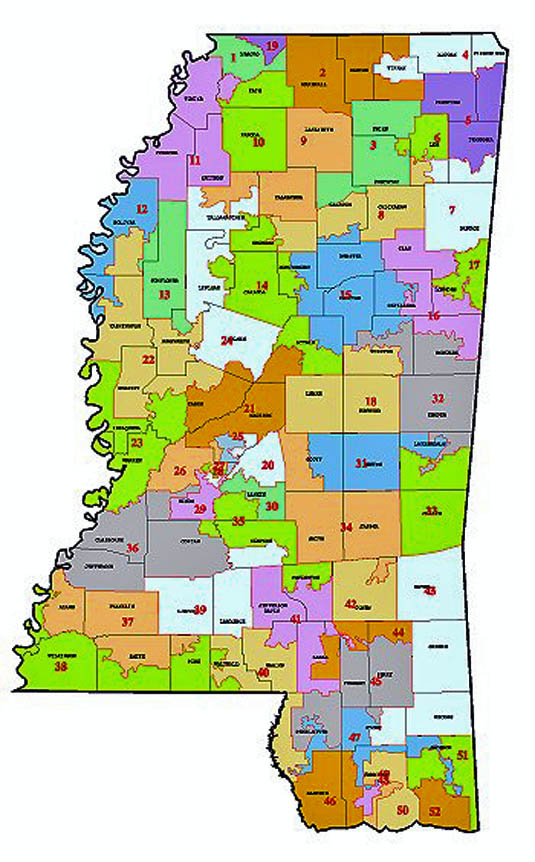 Mississippi Senate 2000 census