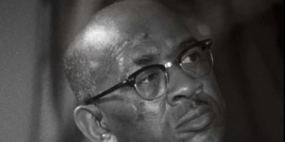 George Metcalfe was the president of the Natchez Branch of the National Association for the Advancement of Colored People (NAACP). The bombing of his car on August 27, 1965 – and his near death – spurred the civil rights movement in Natchez. Credit: Courtesy of Ed Pincus Film Collection George Metcalfe